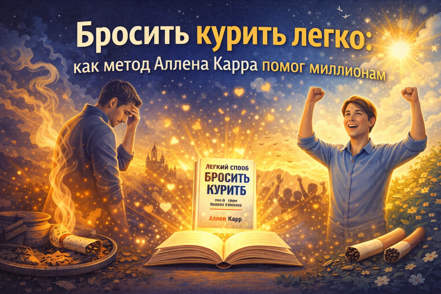 Бросить курить легко: как метод Аллена Карра помог миллионам