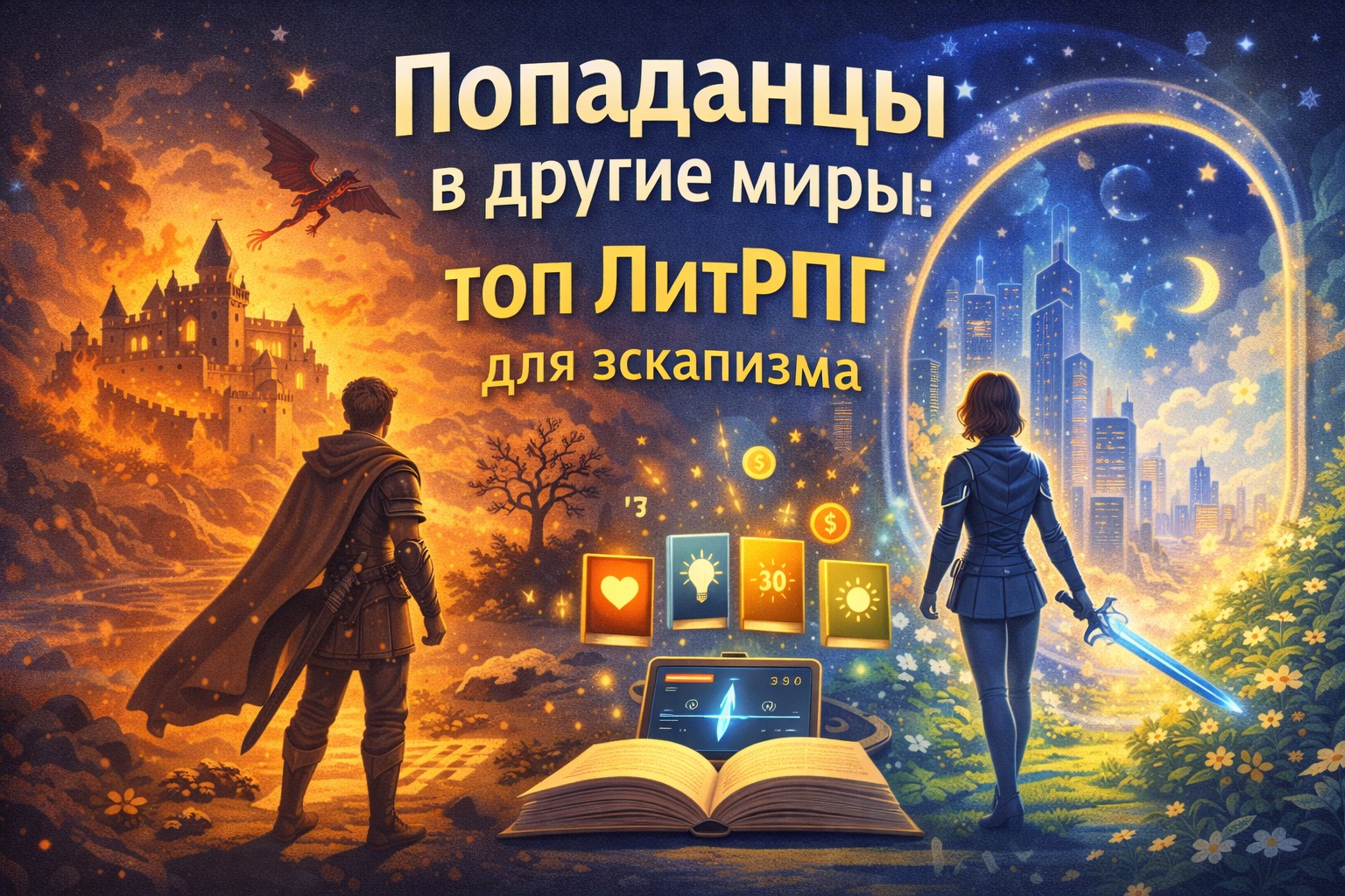 Попаданцы в другие миры: топ ЛитРПГ для эскапизма